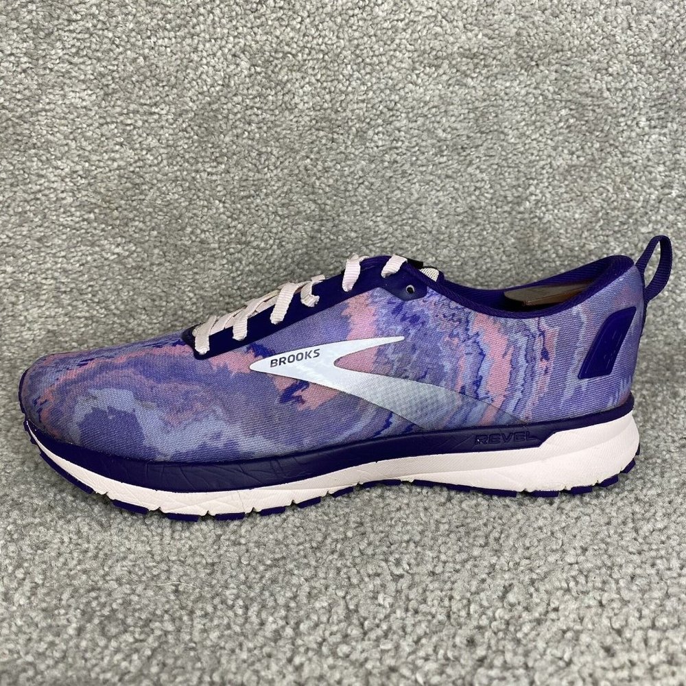 Brooks Revel 4 1203371B585 Purple Running Shoes Unity Women's US Size 9.5 B